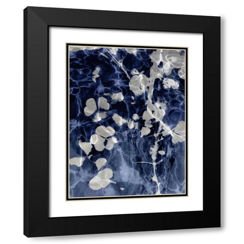 Indigo Nature IV Black Modern Wood Framed Art Print with Double Matting by Carson, Danielle