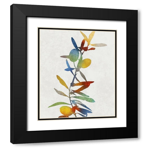 Colorful Nature IV Black Modern Wood Framed Art Print with Double Matting by Carson, Danielle