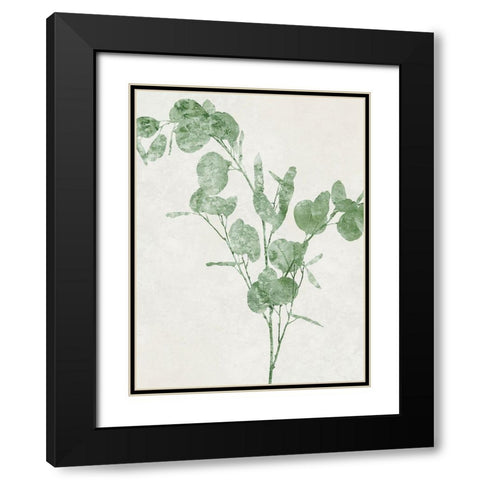 Nature Green III Black Modern Wood Framed Art Print with Double Matting by Carson, Danielle