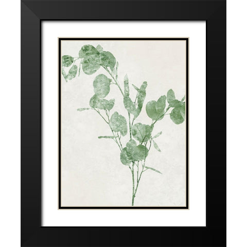 Nature Green III Black Modern Wood Framed Art Print with Double Matting by Carson, Danielle