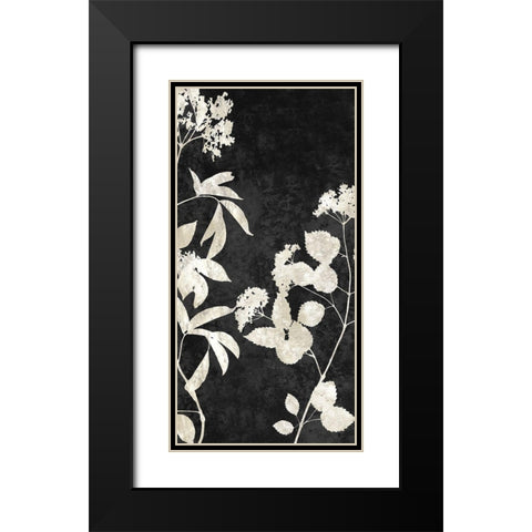 Nature Panel I Black Modern Wood Framed Art Print with Double Matting by Carson, Danielle