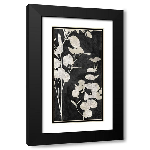 Nature Panel II Black Modern Wood Framed Art Print with Double Matting by Carson, Danielle