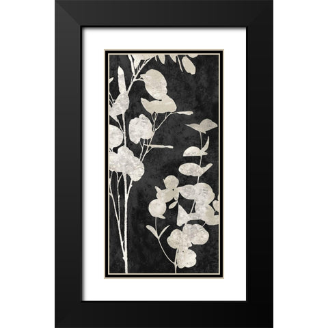 Nature Panel II Black Modern Wood Framed Art Print with Double Matting by Carson, Danielle