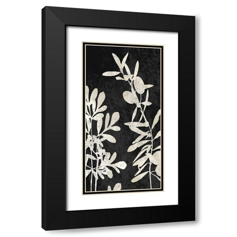 Nature Panel III Black Modern Wood Framed Art Print with Double Matting by Carson, Danielle