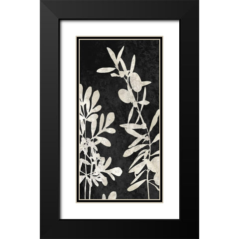 Nature Panel III Black Modern Wood Framed Art Print with Double Matting by Carson, Danielle