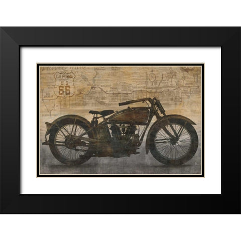Ride Black Modern Wood Framed Art Print with Double Matting by Matthews, Dylan