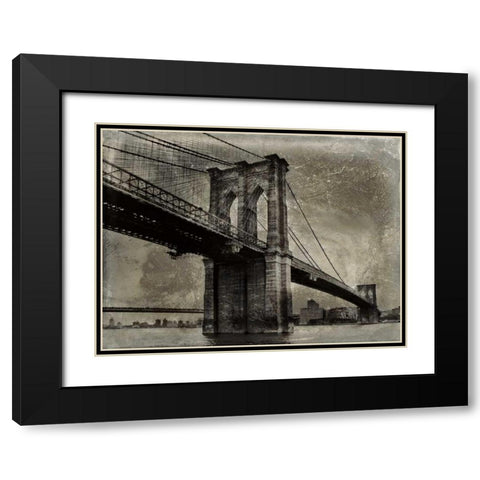 Bridge I Black Modern Wood Framed Art Print with Double Matting by Matthews, Dylan