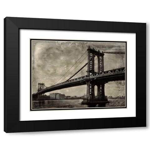 Bridge II Black Modern Wood Framed Art Print with Double Matting by Matthews, Dylan