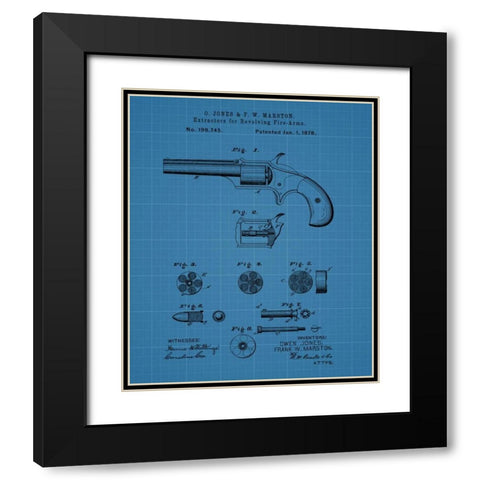 Extractors for Revolving Firea Black Modern Wood Framed Art Print with Double Matting by Sproul, Dan