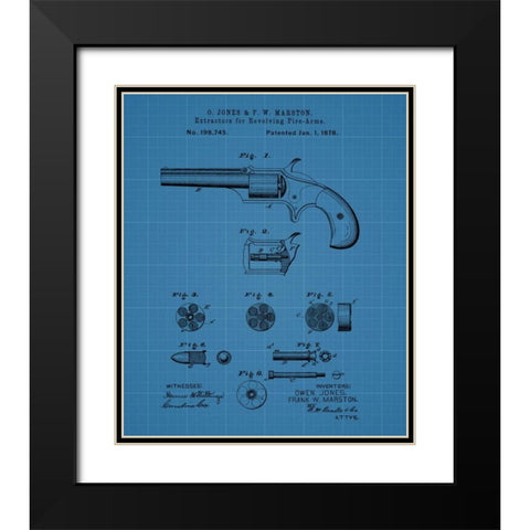 Extractors for Revolving Firea Black Modern Wood Framed Art Print with Double Matting by Sproul, Dan