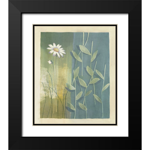 Composition avec marguerite Black Modern Wood Framed Art Print with Double Matting by Bonnard, Etienne