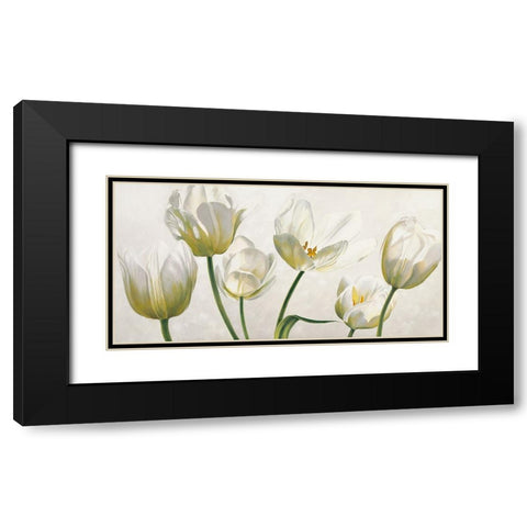Soffio di luce Black Modern Wood Framed Art Print with Double Matting by Barberini, Eva