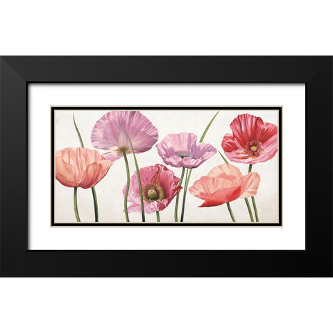 Carezza di luce Black Modern Wood Framed Art Print with Double Matting by Barberini, Eva