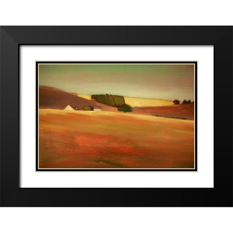 Over the Hill I Black Modern Wood Framed Art Print with Double Matting by Barbini, Eddie
