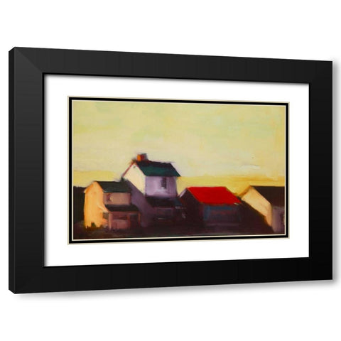Late Afternoon I Black Modern Wood Framed Art Print with Double Matting by Barbini, Eddie