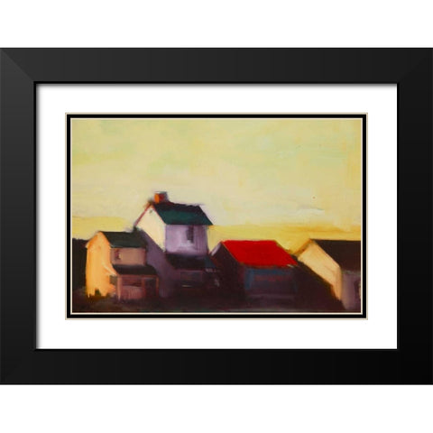 Late Afternoon I Black Modern Wood Framed Art Print with Double Matting by Barbini, Eddie