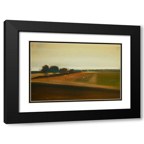 The Countryside III Black Modern Wood Framed Art Print with Double Matting by Barbini, Eddie