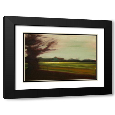 The Countryside V Black Modern Wood Framed Art Print with Double Matting by Barbini, Eddie