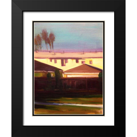 Sunlit IV Black Modern Wood Framed Art Print with Double Matting by Barbini, Eddie