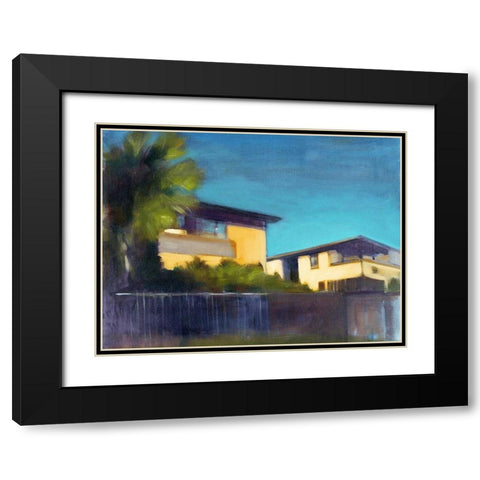 Sunlit II Black Modern Wood Framed Art Print with Double Matting by Barbini, Eddie
