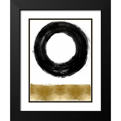 Gravitate I Black Modern Wood Framed Art Print with Double Matting by Roberts, Ellie