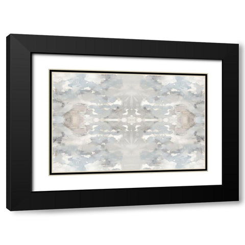 Harmony Gray I Black Modern Wood Framed Art Print with Double Matting by Blake, Madeline