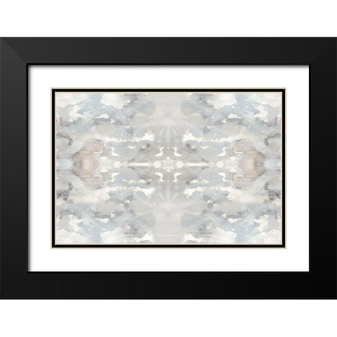 Harmony Gray I Black Modern Wood Framed Art Print with Double Matting by Blake, Madeline