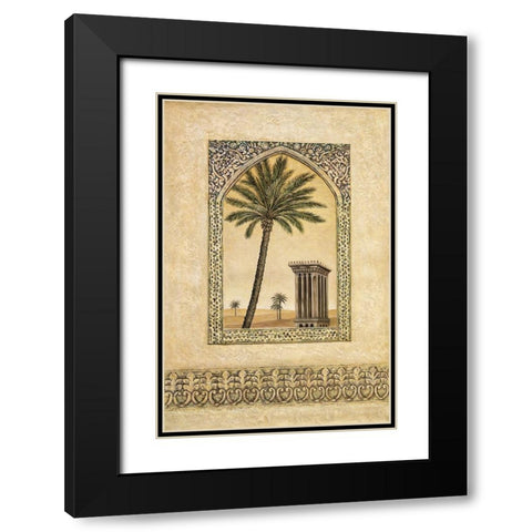 Desert Wind I Black Modern Wood Framed Art Print with Double Matting by Moreau, Eduardo