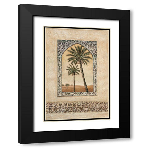 Desert Wind II Black Modern Wood Framed Art Print with Double Matting by Moreau, Eduardo