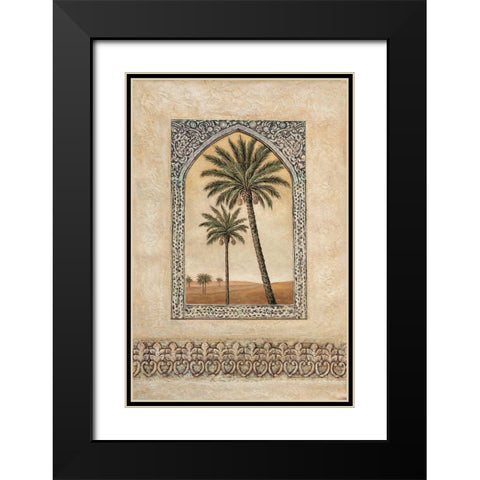 Desert Wind II Black Modern Wood Framed Art Print with Double Matting by Moreau, Eduardo