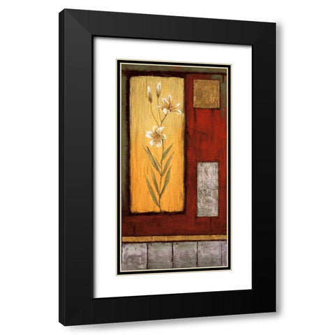 Delicate Balance II Black Modern Wood Framed Art Print with Double Matting by Lange, Erin