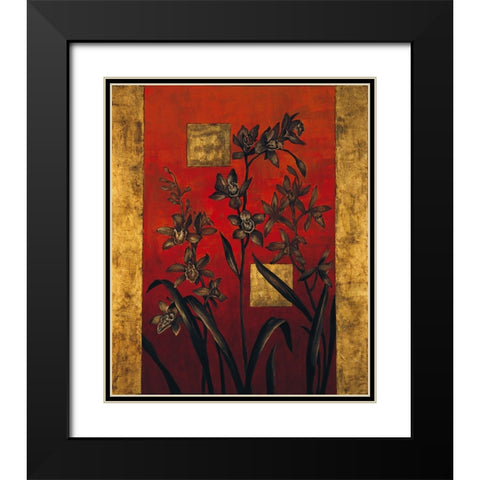 Evening Silhouette I Black Modern Wood Framed Art Print with Double Matting by Lange, Erin
