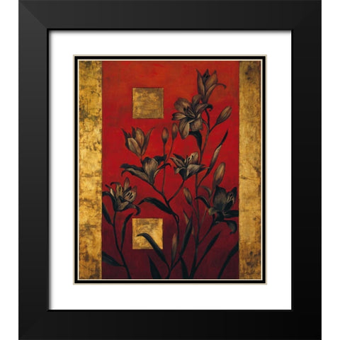 Evening Silhouette II Black Modern Wood Framed Art Print with Double Matting by Lange, Erin