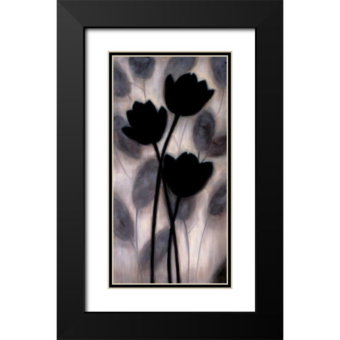 In Harmony I Black Modern Wood Framed Art Print with Double Matting by Lange, Erin