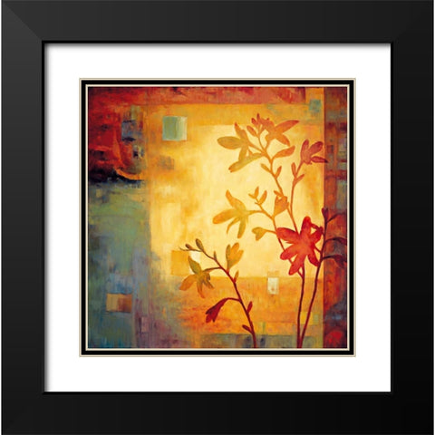 Renewal II Black Modern Wood Framed Art Print with Double Matting by Lange, Erin