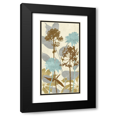 Peaceful Garden II Black Modern Wood Framed Art Print with Double Matting by Lange, Erin