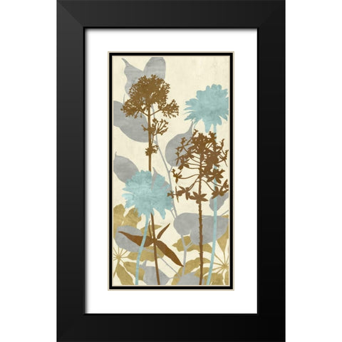 Peaceful Garden II Black Modern Wood Framed Art Print with Double Matting by Lange, Erin