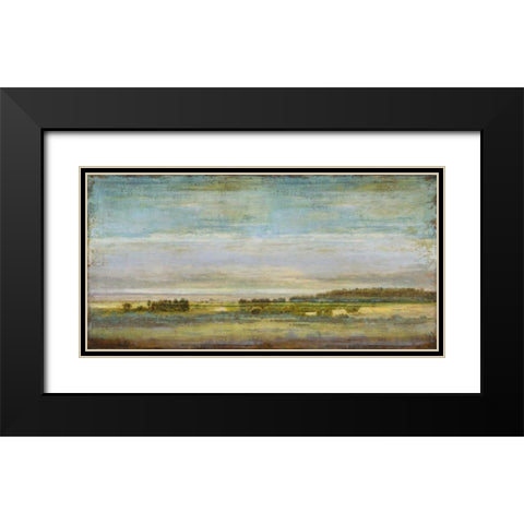 Big Sky Vista Black Modern Wood Framed Art Print with Double Matting by Turner, Eric