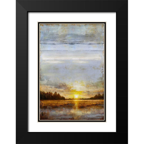 Early Morning Black Modern Wood Framed Art Print with Double Matting by Turner, Eric