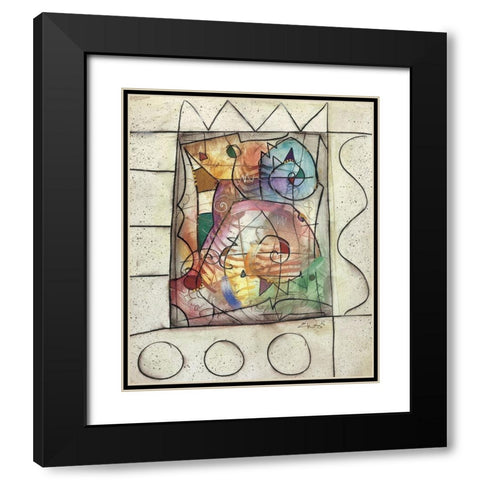 Gala Black Modern Wood Framed Art Print with Double Matting by Waugh, Eric