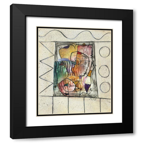 Diva Black Modern Wood Framed Art Print with Double Matting by Waugh, Eric