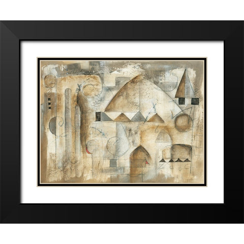 Aurora Black Modern Wood Framed Art Print with Double Matting by Waugh, Eric