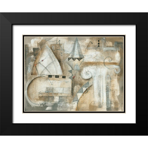 Alba Black Modern Wood Framed Art Print with Double Matting by Waugh, Eric