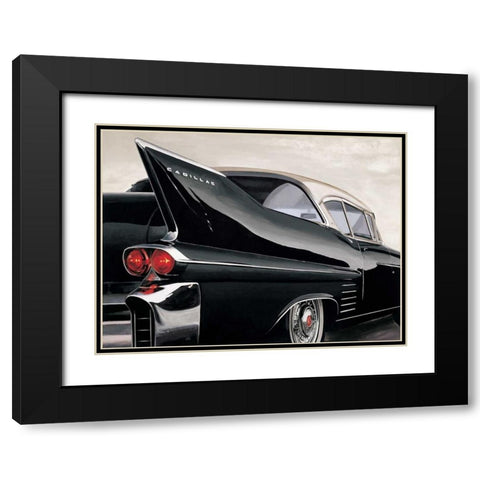 58 De Ville Black Modern Wood Framed Art Print with Double Matting by Brook, Francis