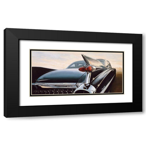 Eldorado I Black Modern Wood Framed Art Print with Double Matting by Brook, Francis