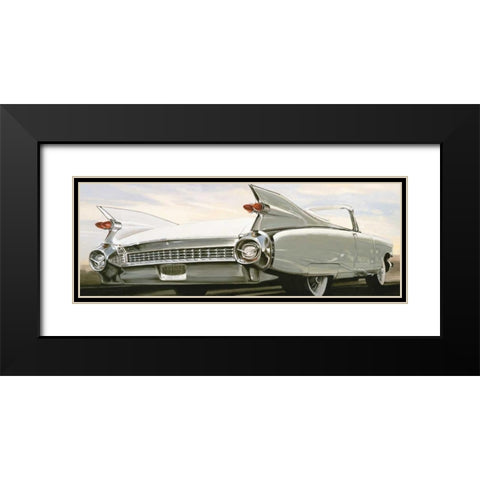 Eldorado II Black Modern Wood Framed Art Print with Double Matting by Brook, Francis