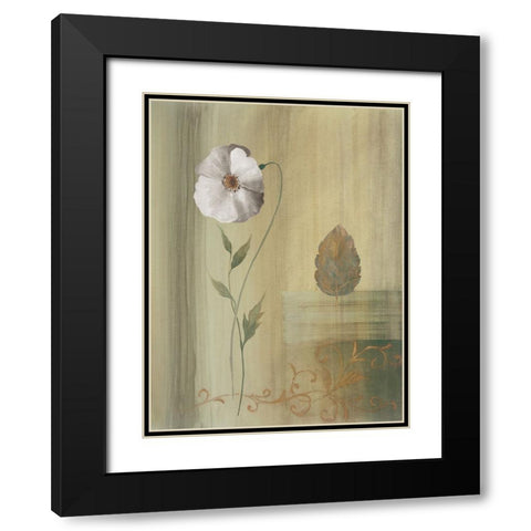 Collection decorative I Black Modern Wood Framed Art Print with Double Matting by Boulez, Genevieve