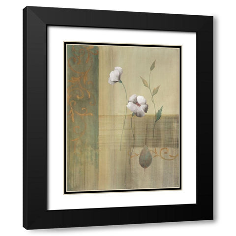 Collection decorative II Black Modern Wood Framed Art Print with Double Matting by Boulez, Genevieve