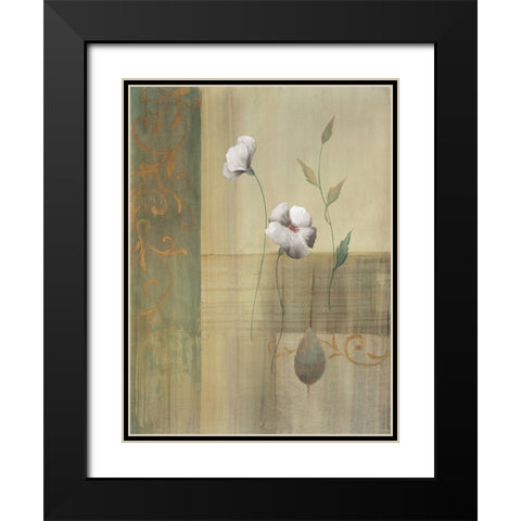Collection decorative II Black Modern Wood Framed Art Print with Double Matting by Boulez, Genevieve