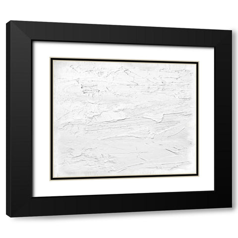 Textured on White II Black Modern Wood Framed Art Print with Double Matting by Gordon, Sofia